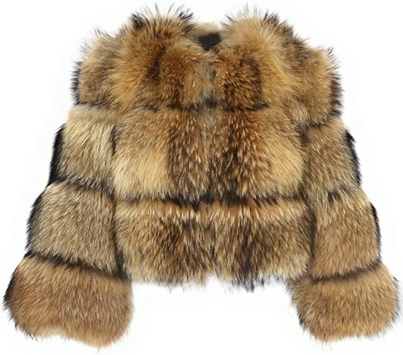 TRIPLE ROW FUR COAT