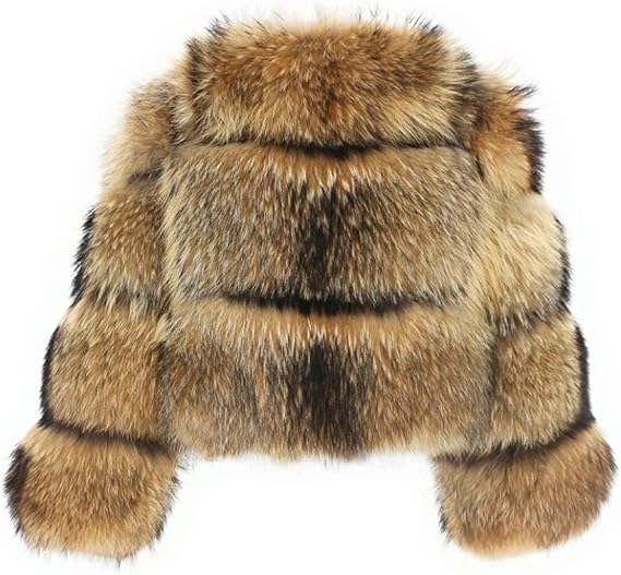 TRIPLE ROW FUR COAT